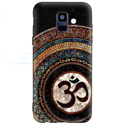 3D Om  Samsung A6 Premium Embossed Mobile cover