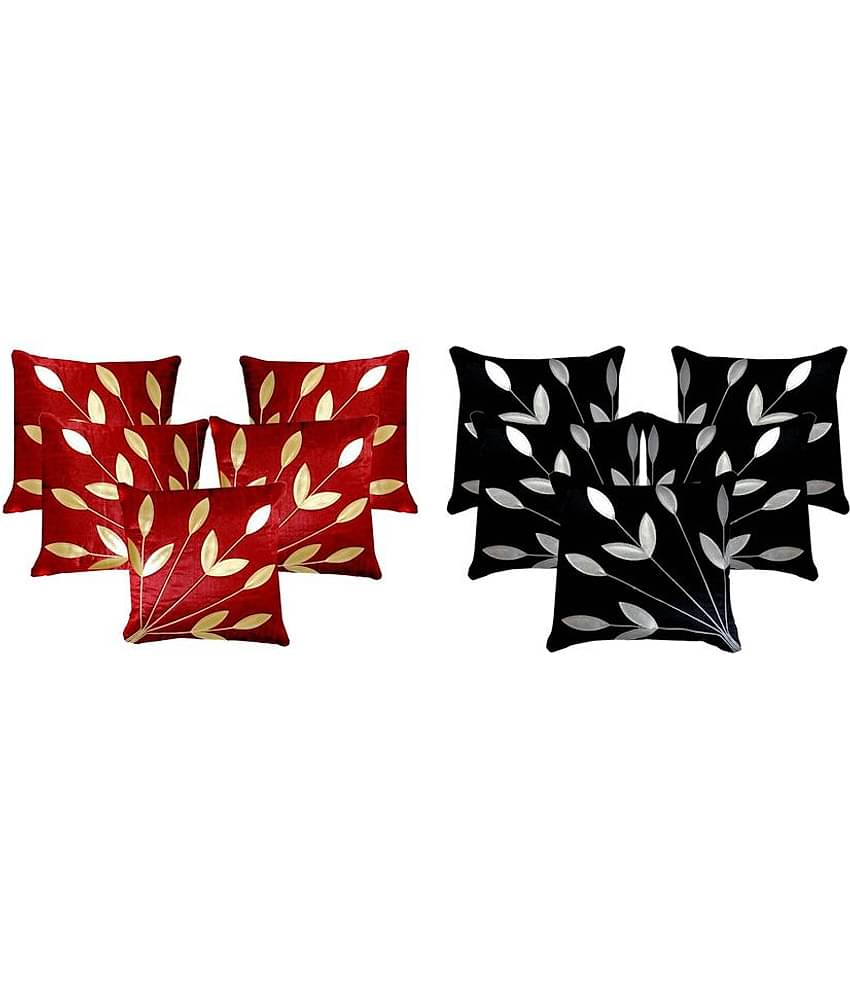 Belive-Me Set of 10 Poly Dupion Cushion Covers 40X40 cm (16X16)