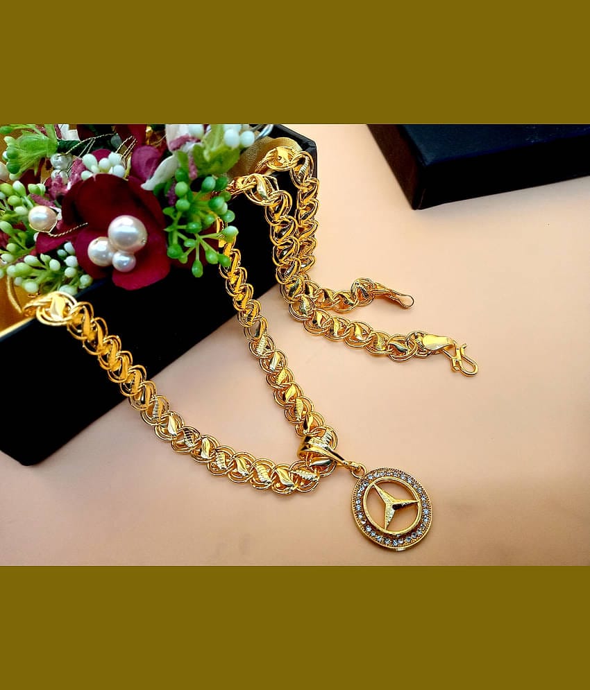 JIPPA Gold Pendant set ( Pack of 1 )