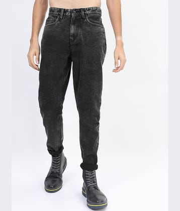 Ketch Slim Fit Cuffed Hem Men's Jeans - Charcoal ( Pack of 1 )
