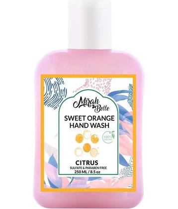 Mirah Belle - Sweet Orange Hand Wash 250 mL (Pack of 1)