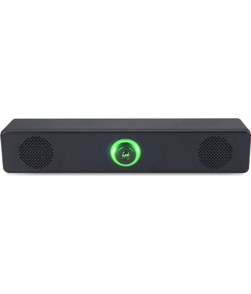 MZ X312 6 W Bluetooth Speaker Bluetooth V 5.0 with SD card Slot Playback Time 6 hrs Black