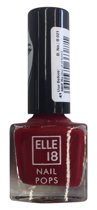 Elle 18 Nail Pops Shimmery Finish Nail Polish-Shade 41, 5Ml Bottle Elle 18 Nail Pops Shimmery Finish Nail Polish-Shade 41, 5Ml Bottle - Shade 41 / 1 count (Pack of 1)