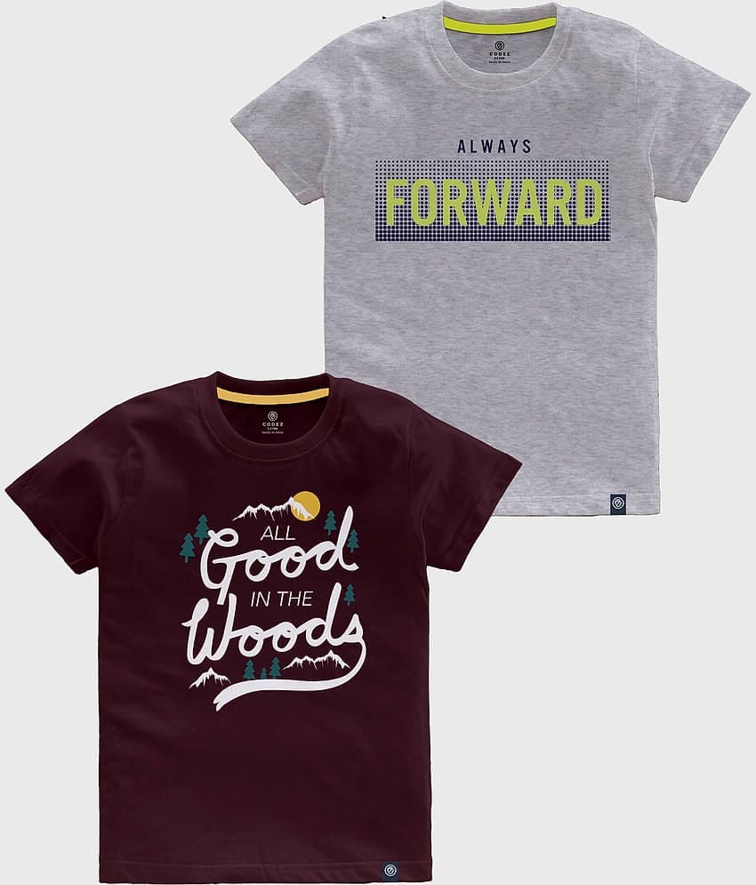 CODEZ Pack of 1 Boys Cotton T-Shirt ( Multicolor )