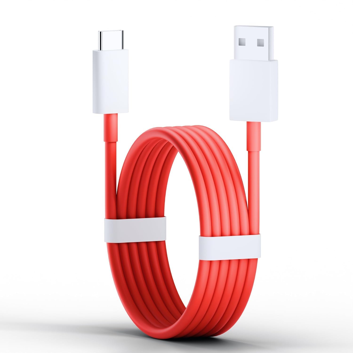 80W Original Fast USB to Type C SuperVooc/Dash Fast Charging Charger Cable Compatible for Oneplus 13/13r12/12r/11/11r/10r,10t,10,10 pro,9 Pro,8,8T,7t,7t Pro,6,Nord,4,3,2,2t,Ce2Lite,Ce3 lite