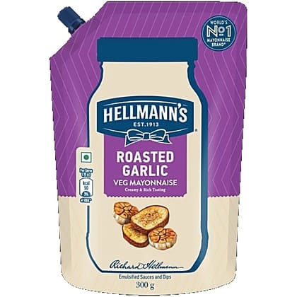 Hellmann's Roasted Garlic Veg Mayonnaise, 300 g