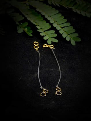 Pack Of 4 Gold-Plated Ear Chains