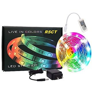 Daybetter Smart Wi-Fi Rgb Rope Led Strip Light 300 Led Compatible With Alexa Google Assistant App Control Lighting Kit Music Sync Color Changing Lights (5 Meter) Tar-U1