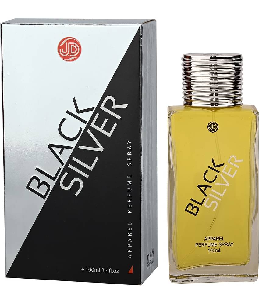 JD INTERNATIONAL BLACK SILVER Apparel Perfume For Men & Women Perfume 100 ml (Pack of 1)