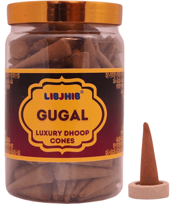 Libjhib Incense Dhoop Cone Guggal 200 gm ( Pack of 1 )