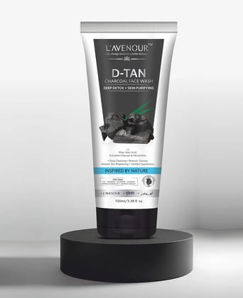 L'avenour D-Tan Charcoal Face Wash - 100ml L'avenour D-Tan Charcoal Face Wash - 100ml