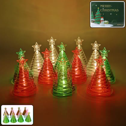 Christmas Tree Shape LED Decorative Lights (12 Pc)