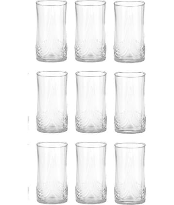 Afast Water/Juice  Glasses Set,  300 ML - (Pack Of 9)
