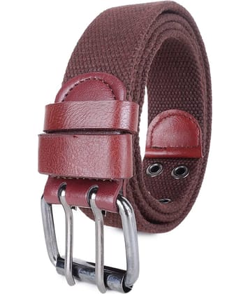 Zacharias - Green Canvas Men's Casual Belt ( Pack of 1 )