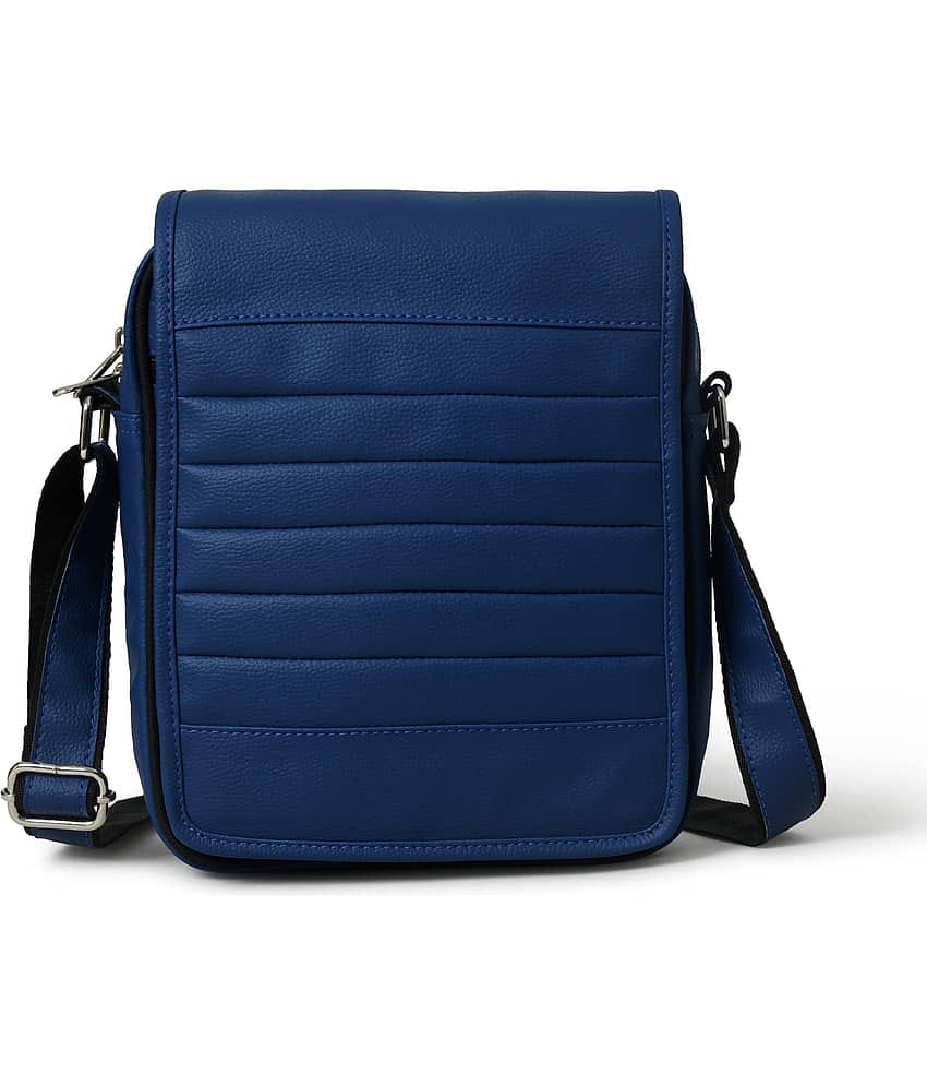 MATRICE - Blue Solid Messenger Bag