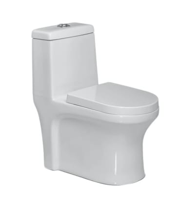 LIRI Siphonic EWC with Soft Close Seat Cover & Flushing Kit