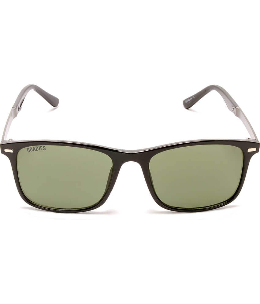 Roadies - Black Square Sunglasses ( Pack of 1 )