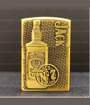 PAAVI Gold Iron Cigarette Lighter ( Pack of 1 )