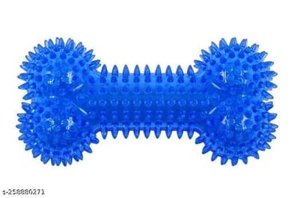 Squeaky Bone Chew Toy for Pet (Multicolor)