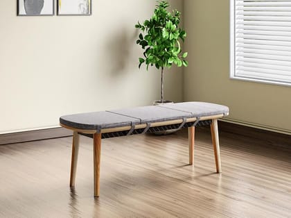 Cesar 3-Seater Dining Bench -Light Brown