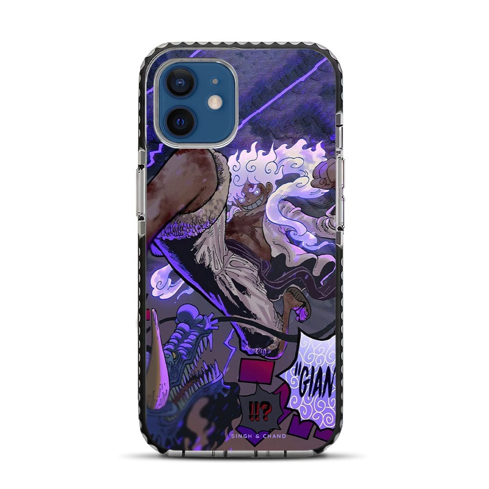 Gear 5 Luffy vs Kaido One Piece Anime iPhone 12 Stride Phone Case-Stride