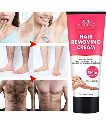 Intimify Hair Removal Cream, Natural Hair Remover Cream For Men & Women, 100 Gms