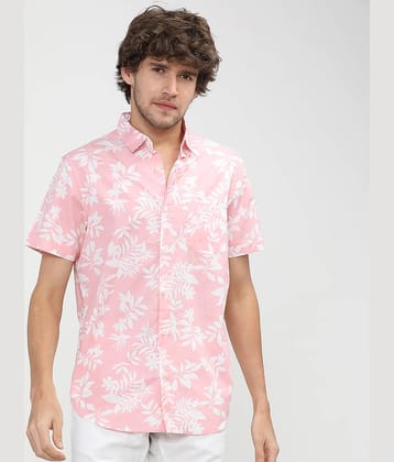 Highlander 100% Cotton Slim Fit Printed Half Sleeves Men's Casual Shirt - Multicolor ( Pack of 1 )