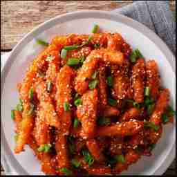 Honey chilli potato