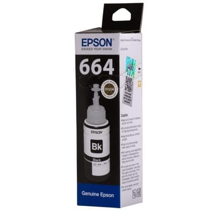664 Epson Black ink Bottle.