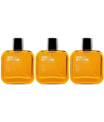 Wild Stone Night Rider Long Lasting Perfume for Men, Pack of 3 (100ml each) Eau de Parfum - 300 ml (For Men)