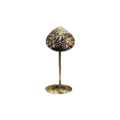 Iron Leaf Tealight Holder 105 Big