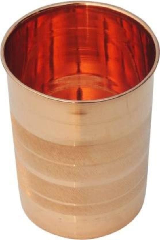 Pure Copper Glass 300 Ml  - 2.8*2.8*3.7 inch (BC104 A)