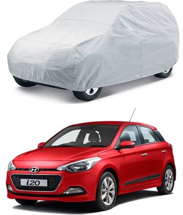 CARNEST Car Body Cover for Hyundai i20 [2008-2010] Without Mirror Pocket ( Pack of 1 ) , Silver