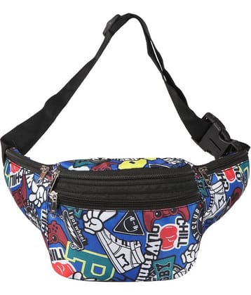 Nice Purse Polyester Multi Color Waist Pouch