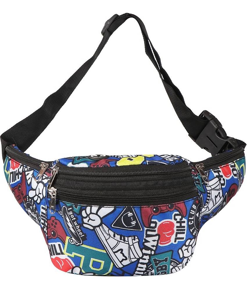 Nice Purse Polyester Multi Color Waist Pouch