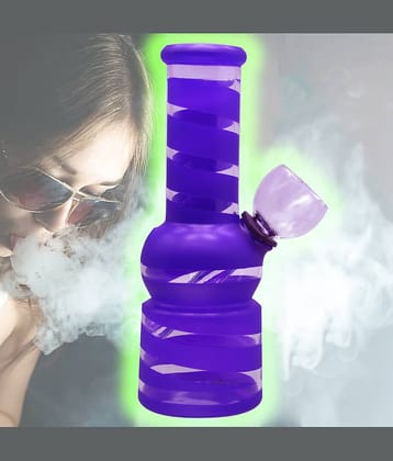 JMALL Multicolour 10 cm Acrylic Bong - Pack of 1