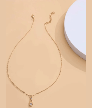 PUJVI Black Pendant set ( Pack of 1 )