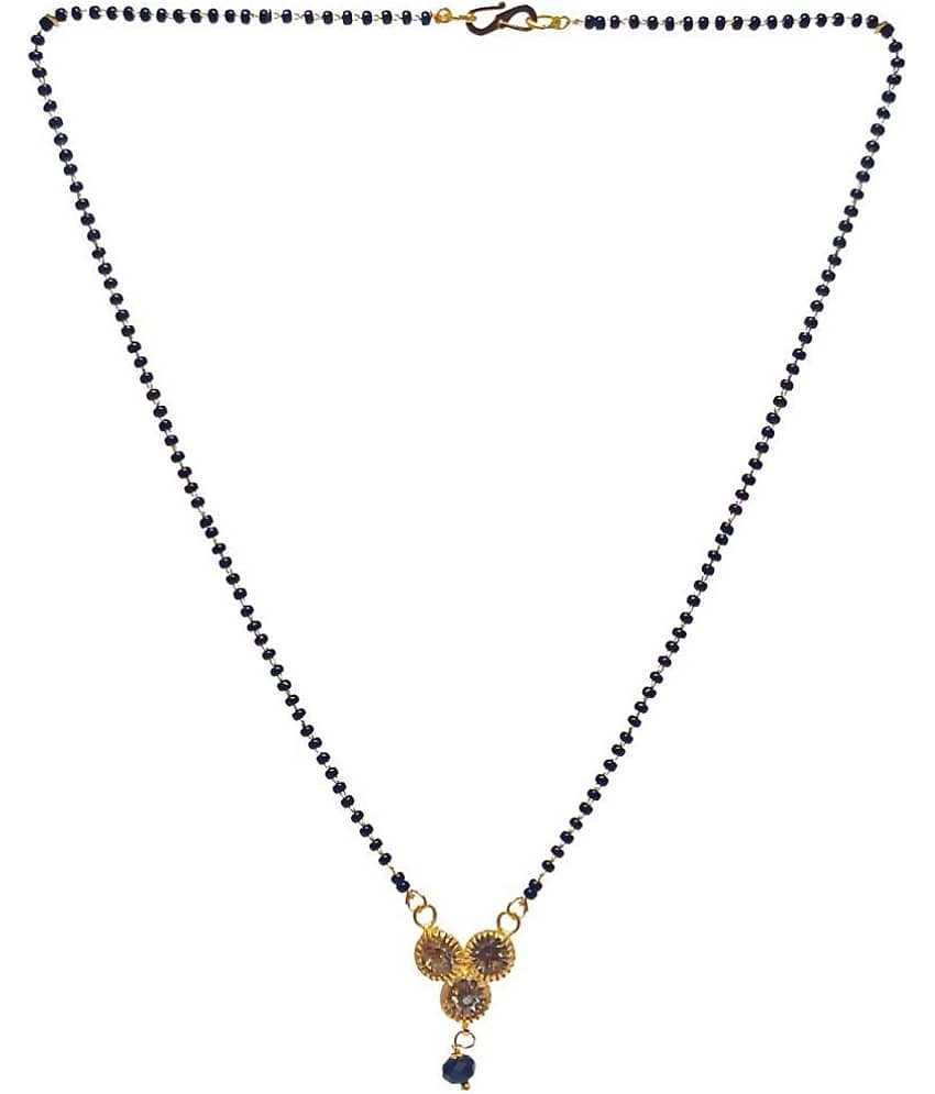 JIPPA - Golden Mangalsutra ( Pack of 1 )