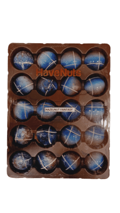 Havenuts Premium Chocolates - Hazelnut Fantasy Marbel (Pack of 20)