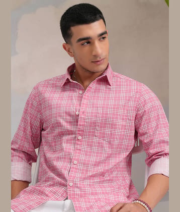 Highlander 100% Cotton Slim Fit Printed Full Sleeves Men's Casual Shirt - Multicolor ( Pack of 1 )