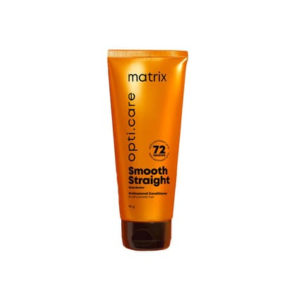 Matrix Opti.Care Professional Anti-Frizz Conditioner, For Salon Smooth, Straight Hair, With Shea Butter, 98G