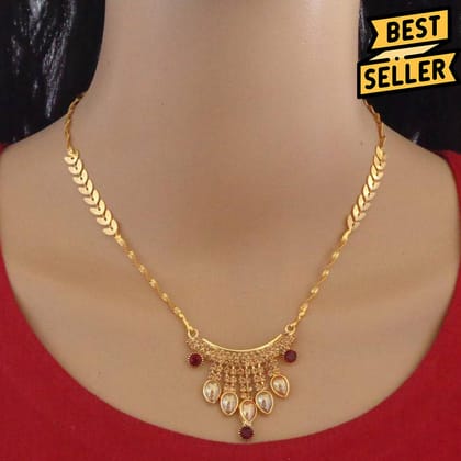 Daily Wear Designer Gold Plated Mangalsutra For Women and Girls