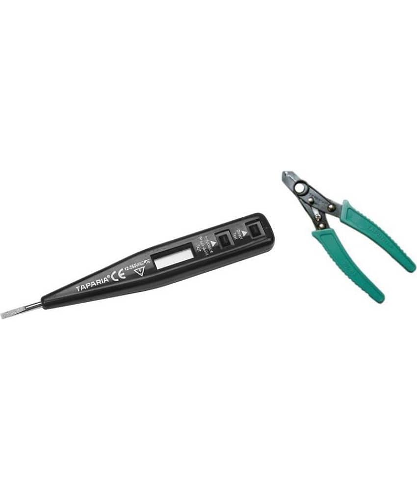 TAPARIA Set of 2 Hand Tool Combo (Wire Stripper & Cutter (WS06)/Digital Tester (MDT81)