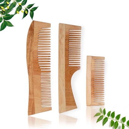 wooden comb set