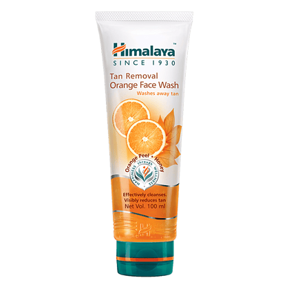 Himalaya Tan Removal Orange Face Wash, 100 Ml