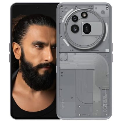 Nothing Phone (3a) Pro 5G Smart Phone- Grey (8GB RAM, 128GB Storage), 17.2 cm (6.77 inch) 120Hz Flexible AMOLED Display, 50MP + 50MP + 8MP Rear Camera, 5000 mAh Battery