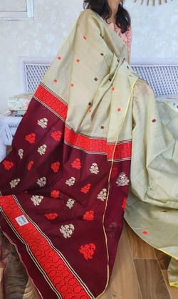 Handwoven Cotton Saree