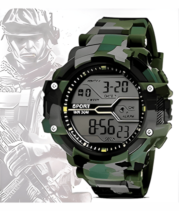 DECLASSE Green PU Digital Men's Watch