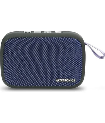 Zebronics Delight 3 3 W Bluetooth Speaker Bluetooth V 5.0 with Call function Playback Time 7 hrs Grey
