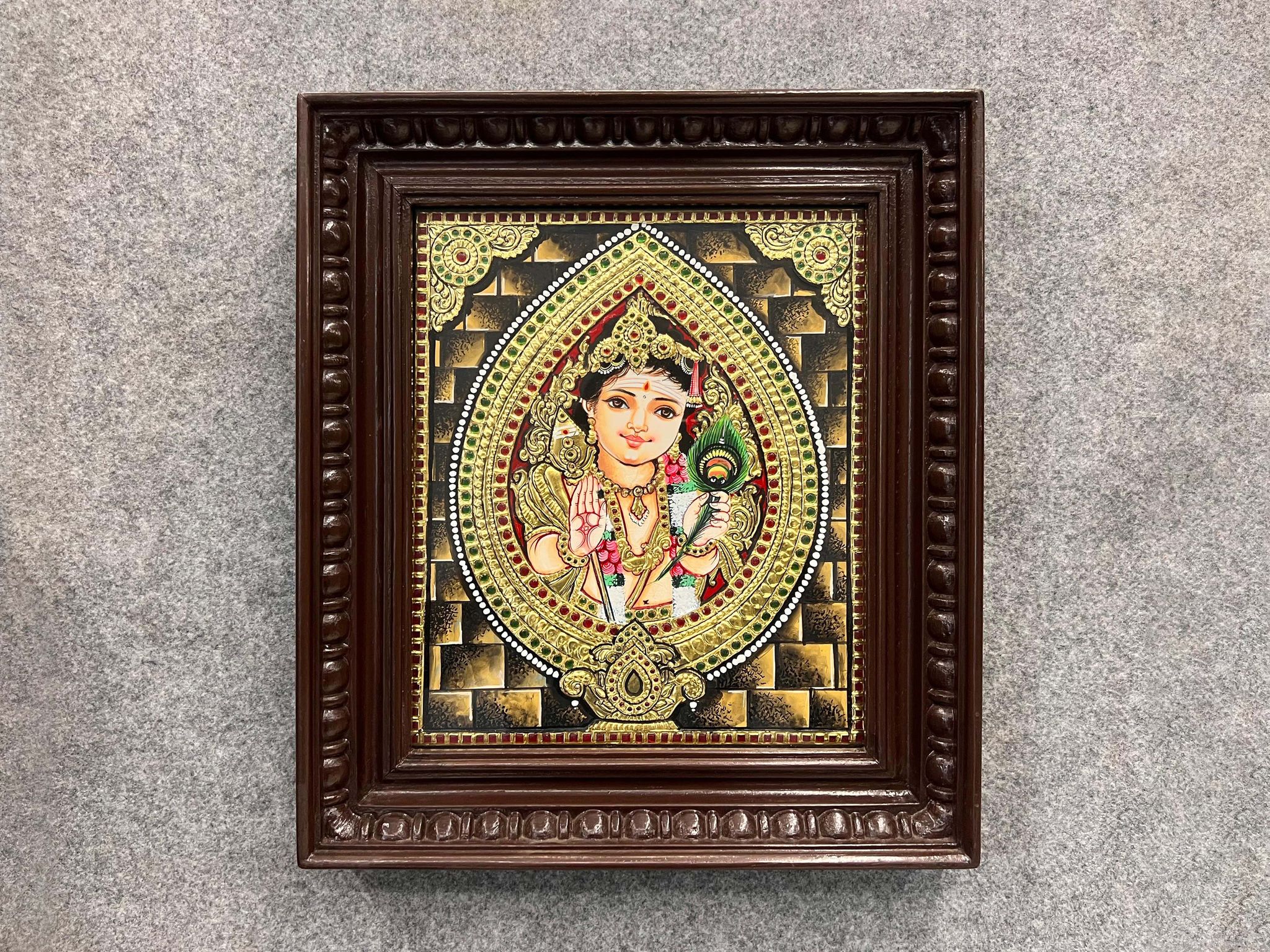 Vel Murugar - With Frame 15 x 13